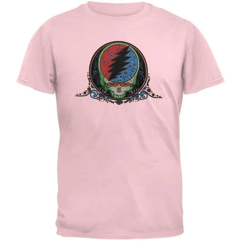 Grateful Dead - Calaveras Pink Youth T-Shirt sold by Old Glory