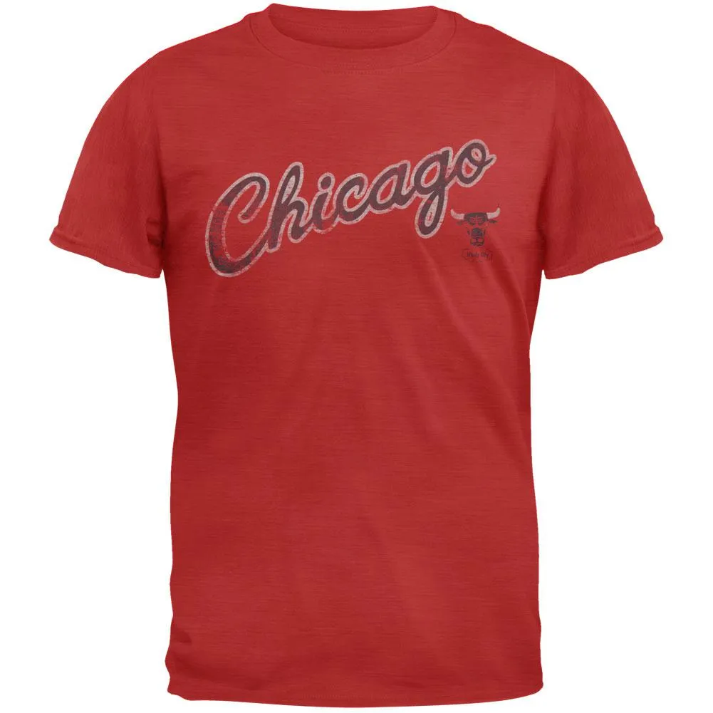 Chicago Bulls - Logo Scrum Premium T-Shirt sold by Old Glory