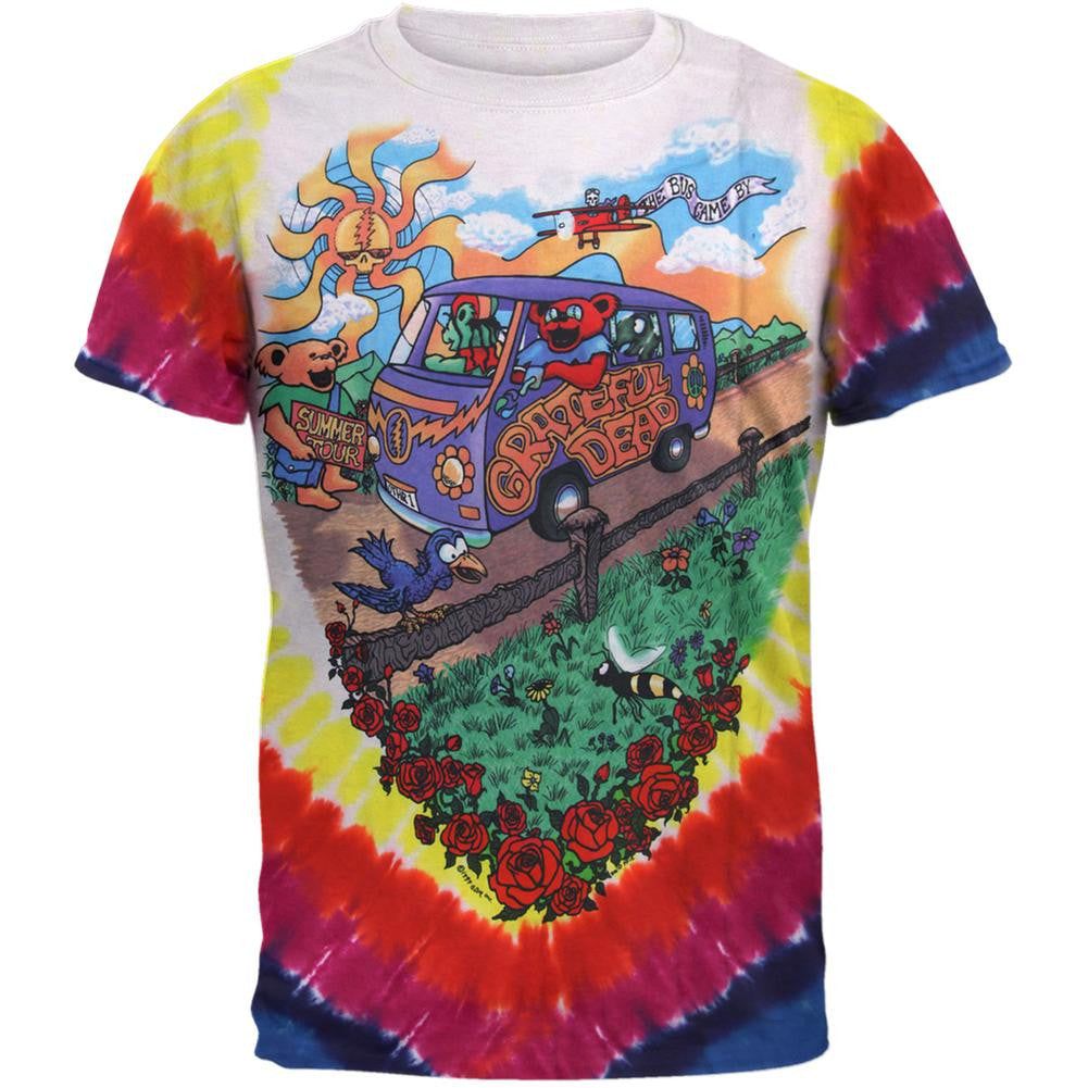Grateful Dead - Summer Tour Bus Tie Dye T-Shirt sold by Old Glory