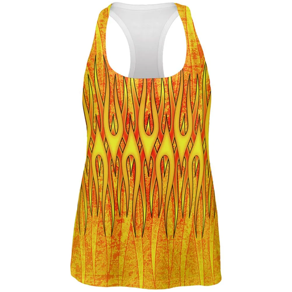 Flame On Fire Starter Pyromaniac All Over Womens Work Out Tank Top sold by Old Glory