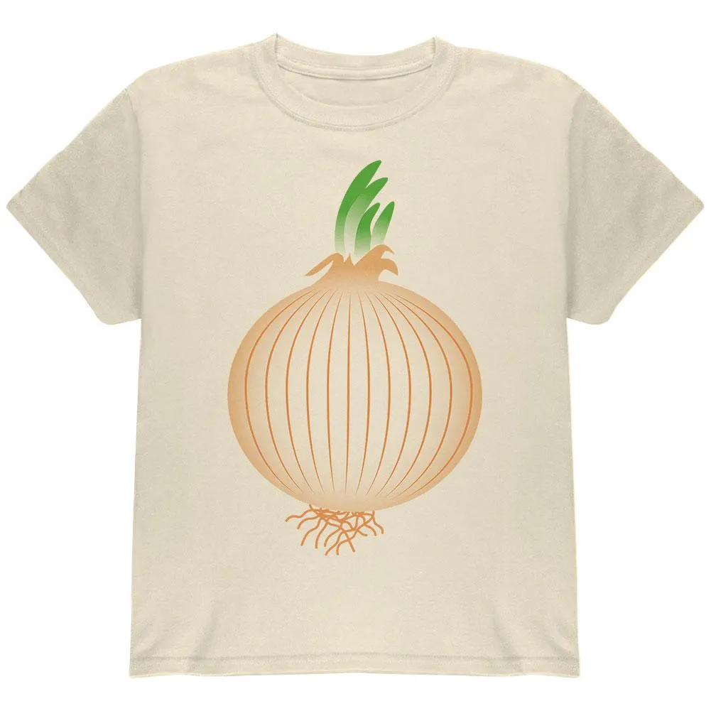 Halloween Vegetable Yellow Onion Costume Youth T Shirt sold by Old Glory