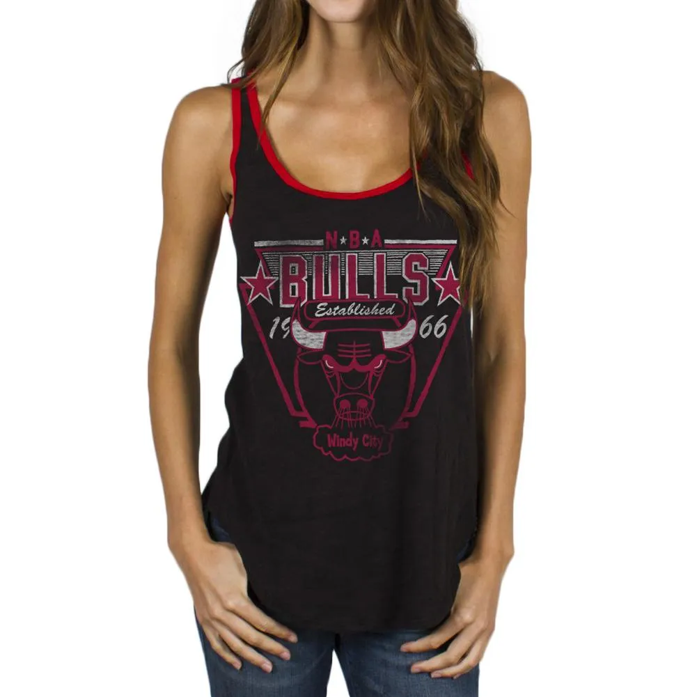Chicago Bulls - Tip-Off Juniors Tank Top sold by Old Glory
