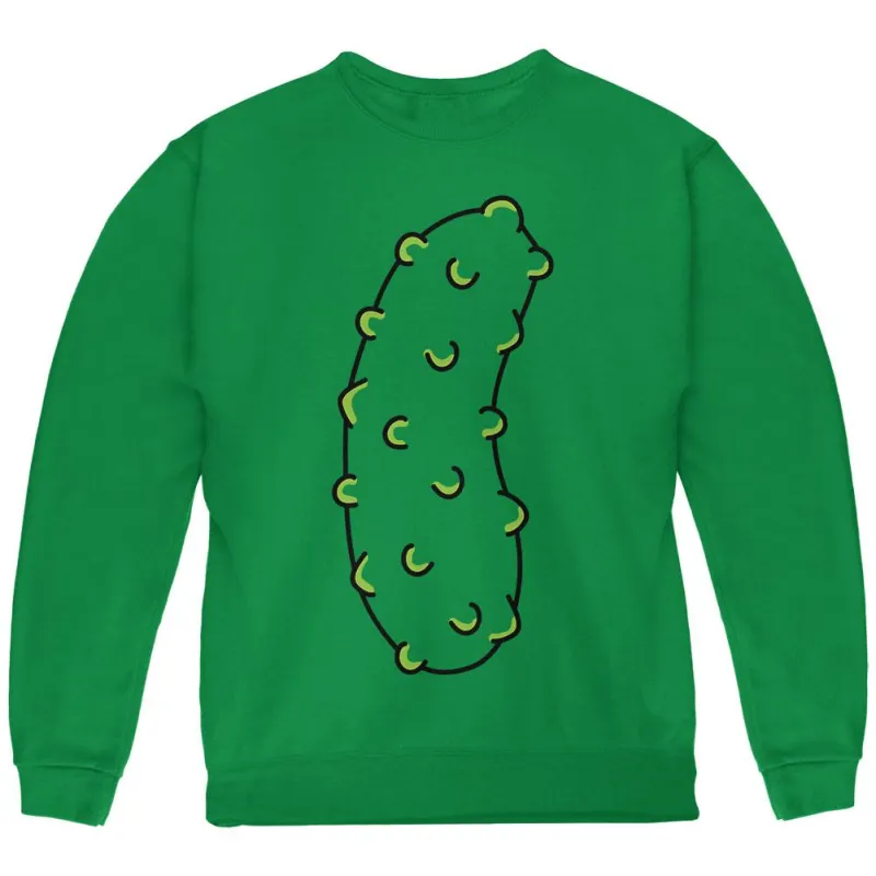 Halloween Vegetable Pickle Costume Youth Sweatshirt sold by Old Glory