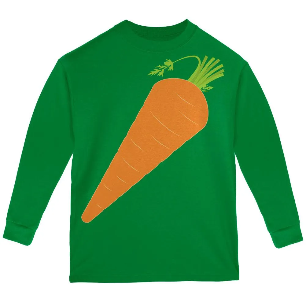 Halloween Vegetable Carrot Costume Youth Long Sleeve T Shirt sold by Old Glory product image thumbnail 2