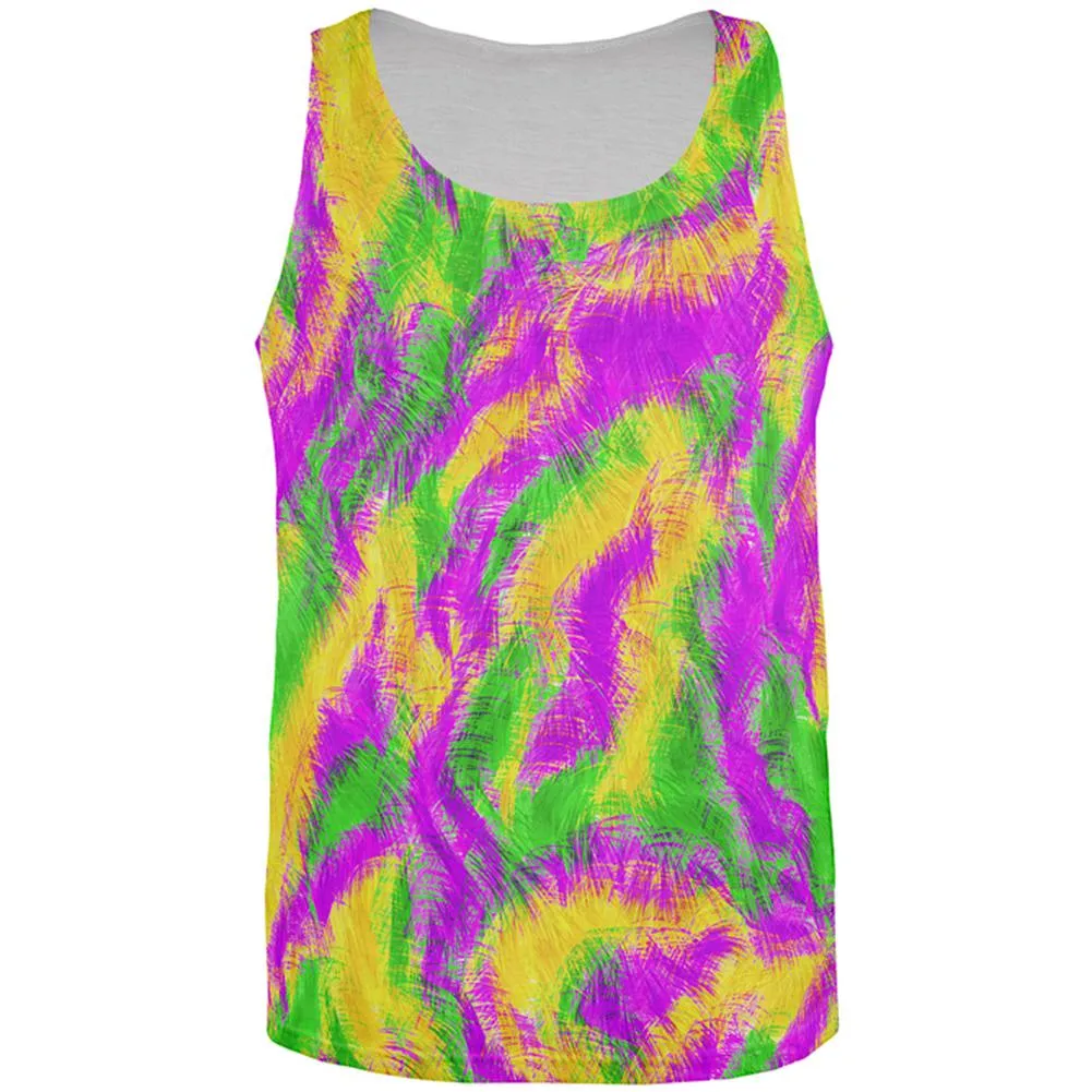 Mardi Gras Bourbon Street Monster Costume All Over Mens Tank Top sold by Old Glory