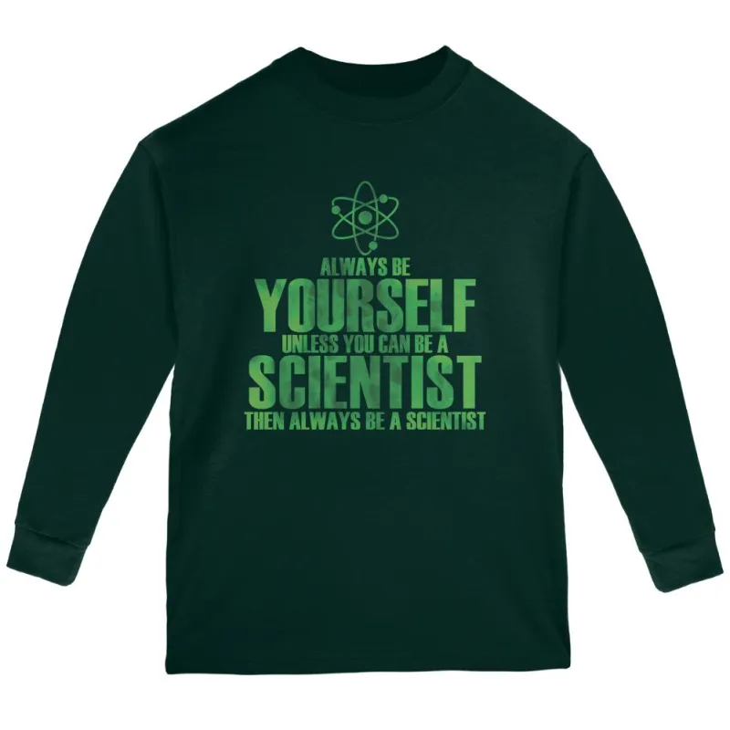 Always Be Yourself Scientist Youth Long Sleeve T Shirt sold by Old Glory