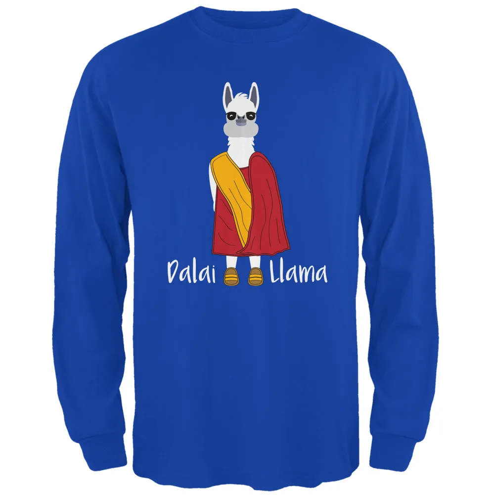 Funny Dalai Lama Llama Pun Mens Long Sleeve T Shirt sold by Old Glory product image thumbnail 2