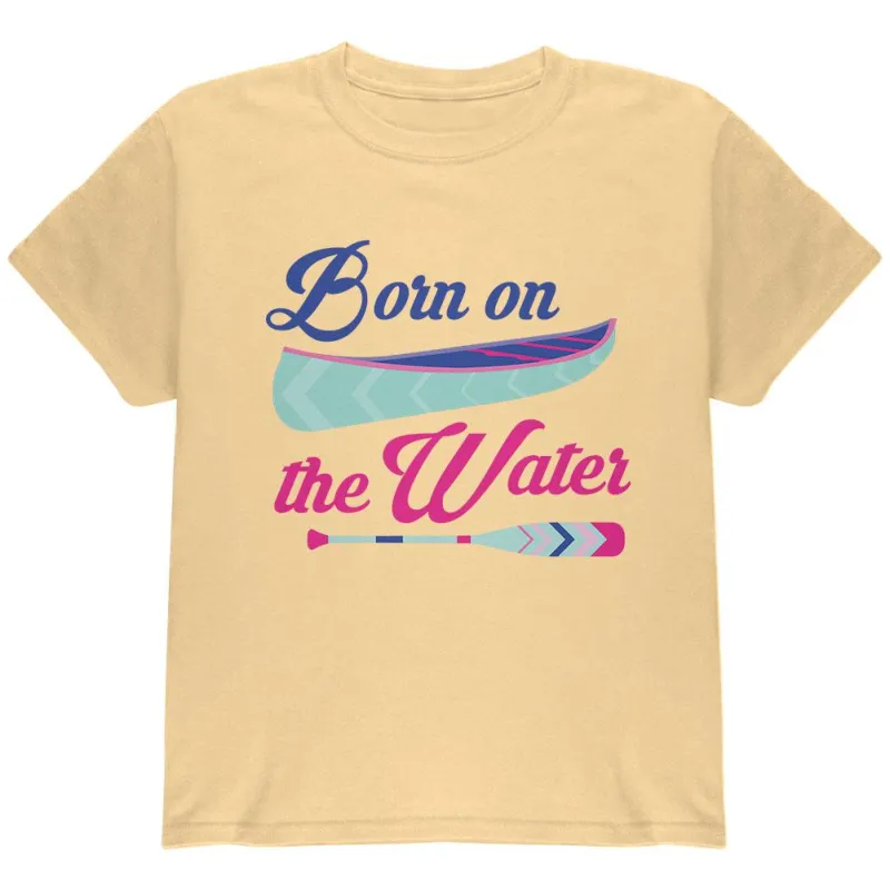 Summer Sun Born on the Water Kayak Youth T Shirt sold by Old Glory