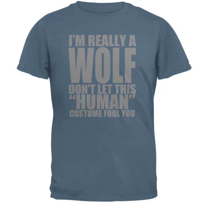 Human Wolf Costume Mens T Shirt sold by Old Glory