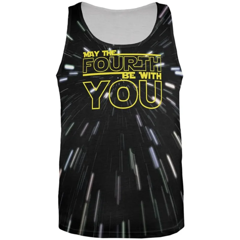 May The Fourth Be With You All Over Mens Tank Top sold by Old Glory