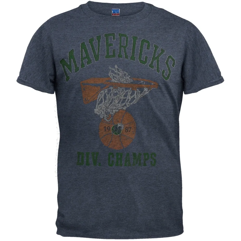 Dallas Mavericks - '87 Division Champs Soft T-Shirt sold by Old Glory