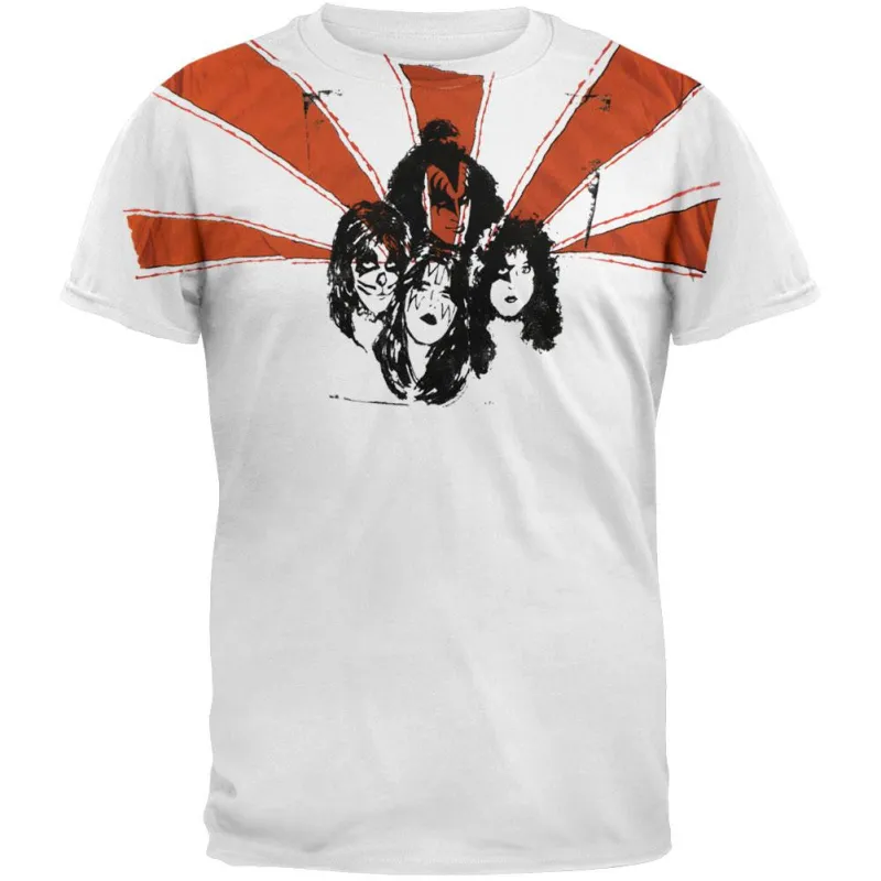 Kiss - Faces Soft T-Shirt sold by Old Glory