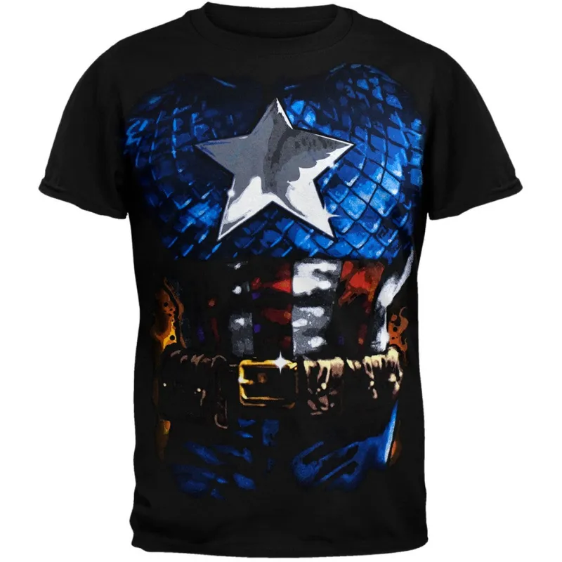 Captain America - Costume T-Shirt sold by Old Glory