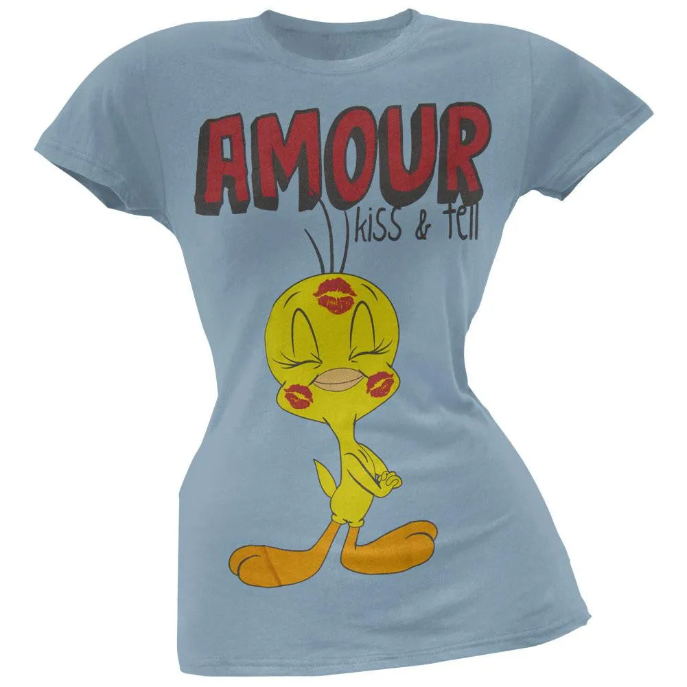 Looney Tunes - Tweety Amour Juniors T-Shirt sold by Old Glory