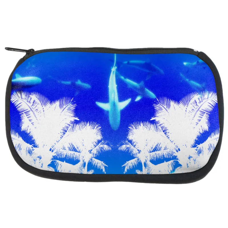 Summer Shark Beach Party Makeup Bag sold by Old Glory