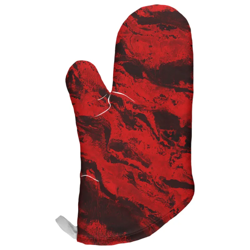 Halloween Gore Rivers of Blood All Over Oven Mitt sold by Old Glory