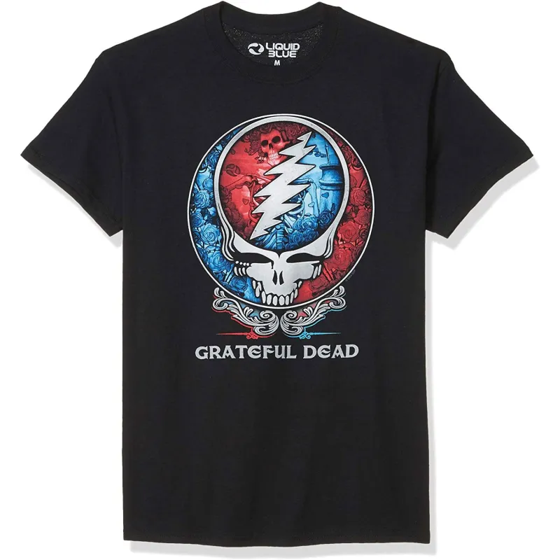 Grateful Dead - Bertha Steal Your Face Adult T-Shirt made by Old Glory