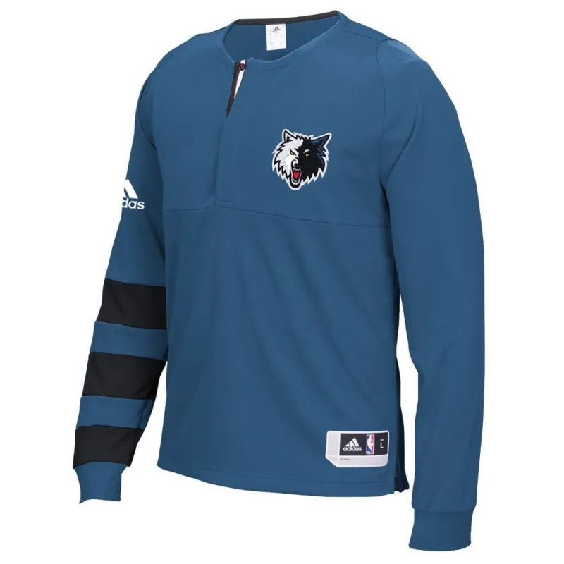 Minnesota Timberwolves - On Court Shooter Mens Long Sleeve T Shirt sold by Old Glory