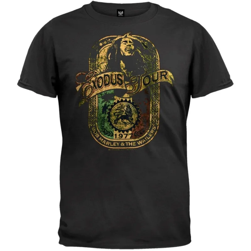 Bob Marley - Exodus Label Soft T-Shirt made by Old Glory