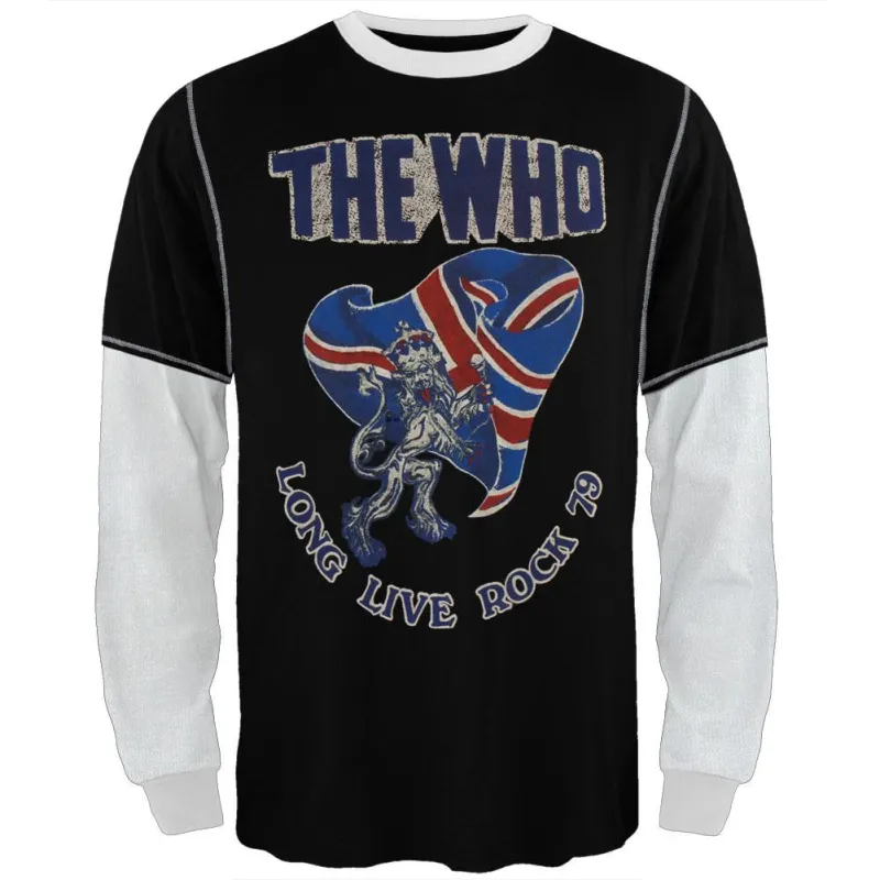 The Who - Rock Thermal 2fer Long Sleeve T-Shirt sold by Old Glory