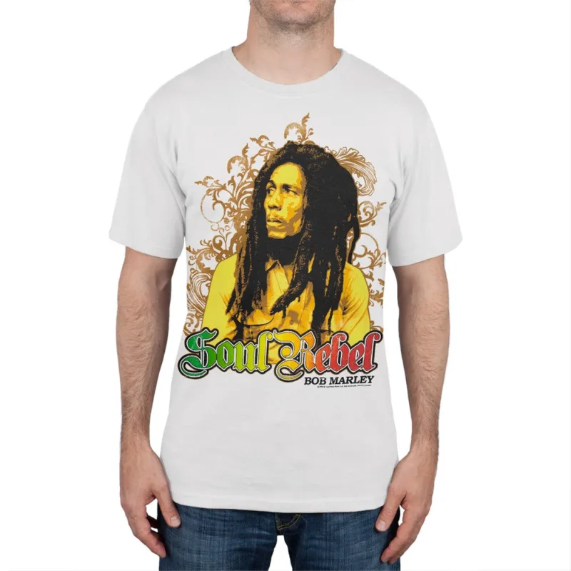 Bob Marley - Soul Rebel White T-Shirt sold by Old Glory