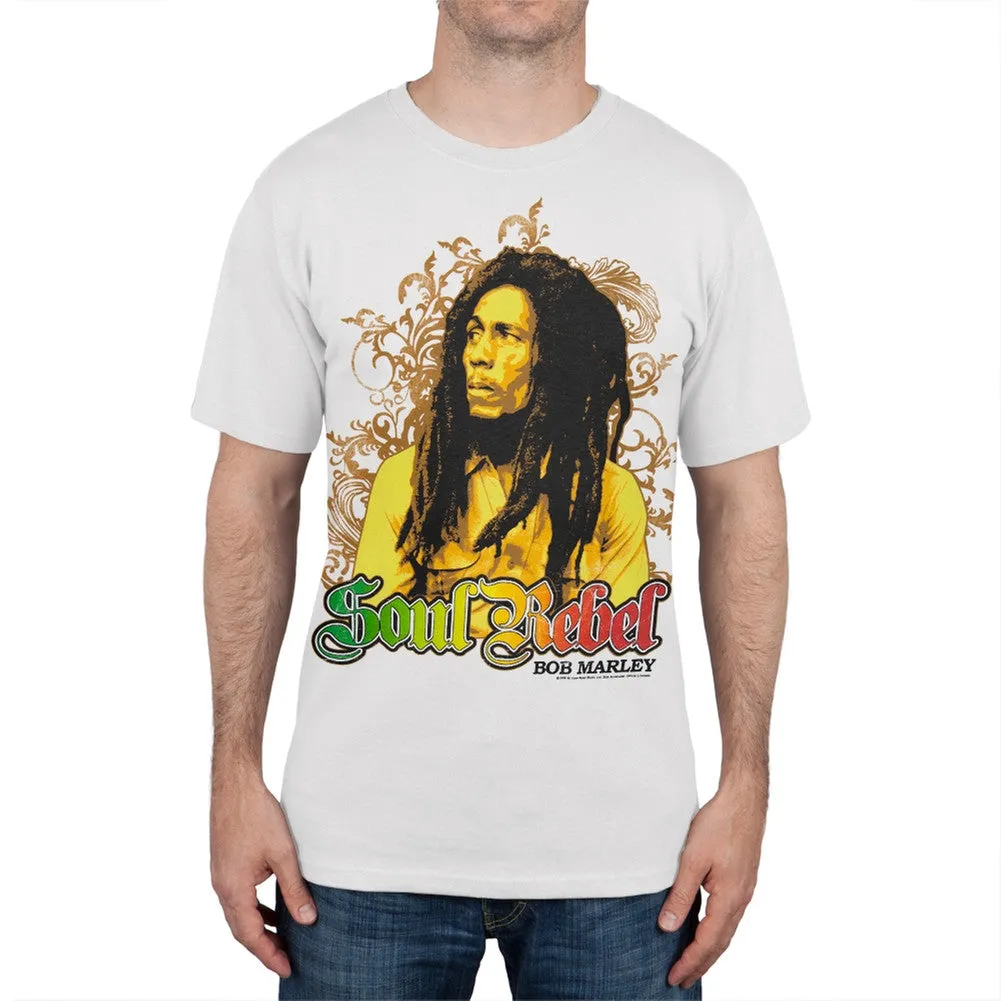 Bob Marley - Soul Rebel White T-Shirt sold by Old Glory