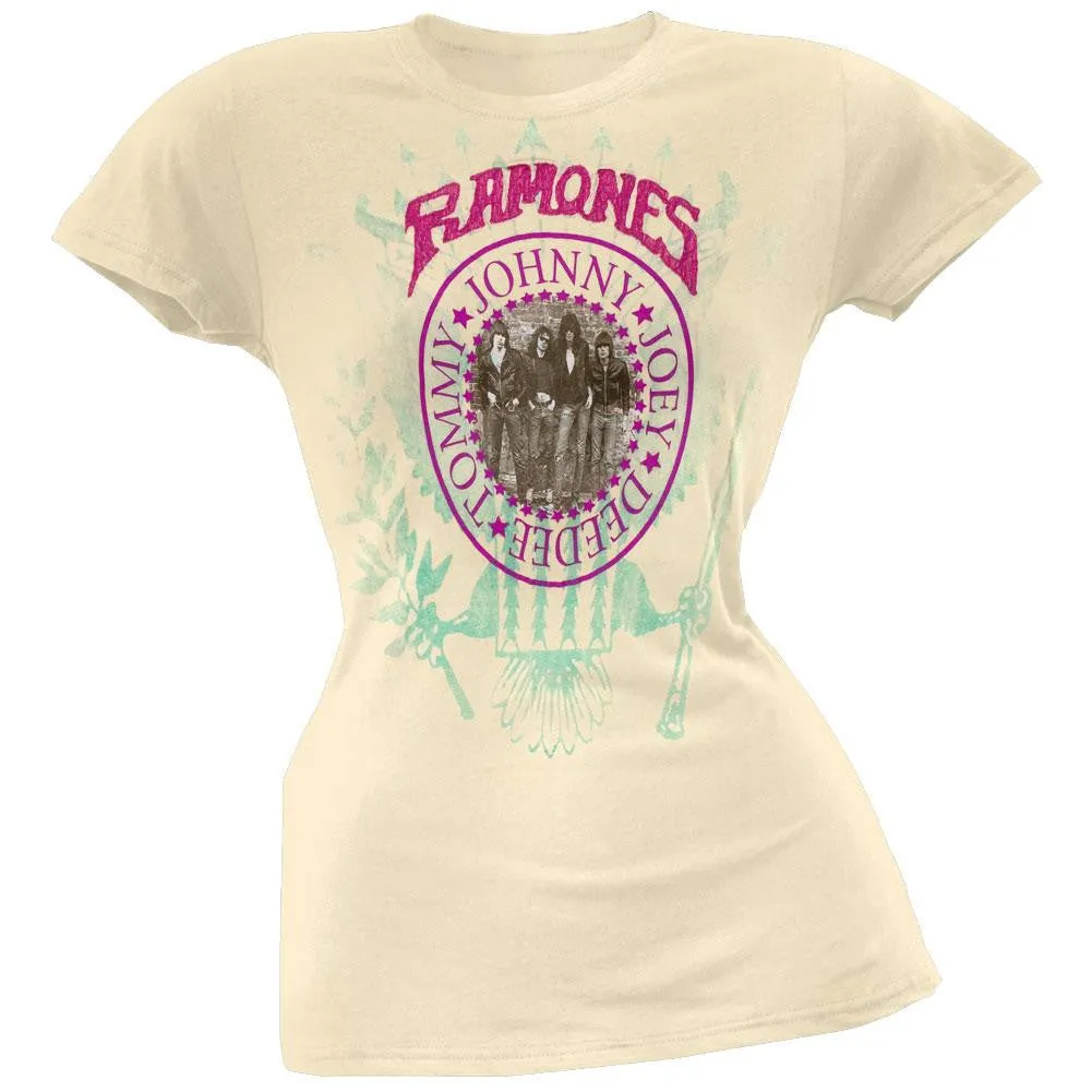 Ramones - Wall Photo Seal Premium Juniors T-Shirt sold by Old Glory