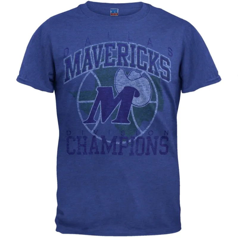 Dallas Mavericks - Division Champions Soft T-Shirt sold by Old Glory