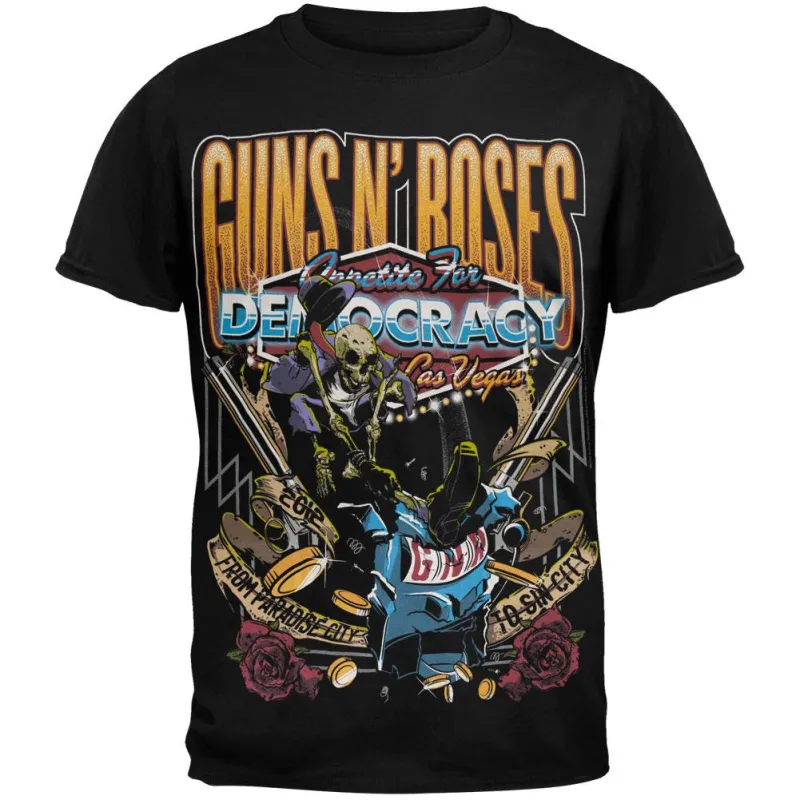 Guns N' Roses - Appetite For Democracy 2012 Tour T-Shirt sold by Old Glory