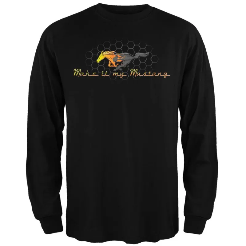 Ford - Make It My Mustang Long Sleeve T-Shirt sold by Old Glory