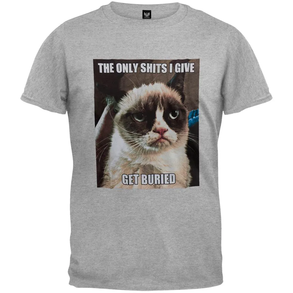 Grumpy Cat - Get Buried Soft T-Shirt sold by Old Glory
