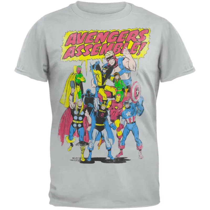Avengers - Team Avengers Soft T-Shirt sold by Old Glory