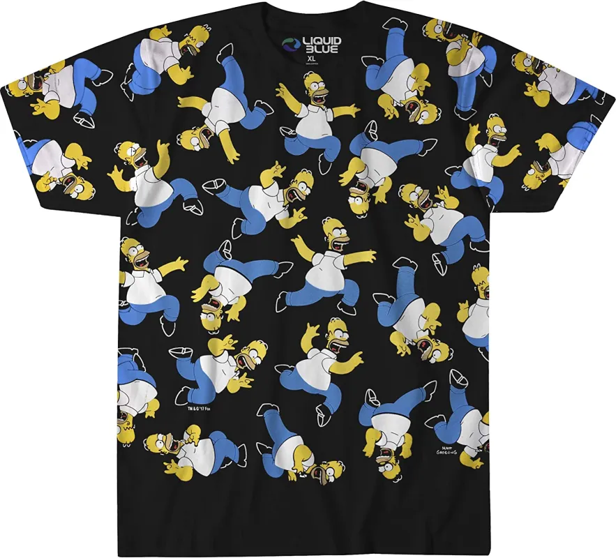 Simpsons Homer Pile Mens T Shirt sold by Old Glory