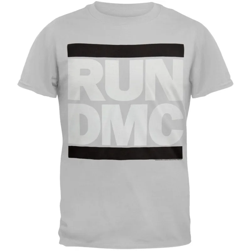 Run DMC - Grey Scale Mens T Shirt made by Old Glory