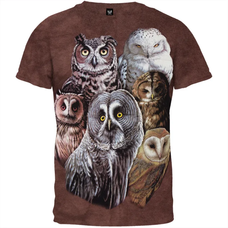 Owls Mens T Shirt sold by Old Glory
