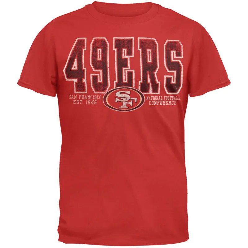 San Francisco 49ers - Flanker Premium Mens T Shirt sold by Old Glory