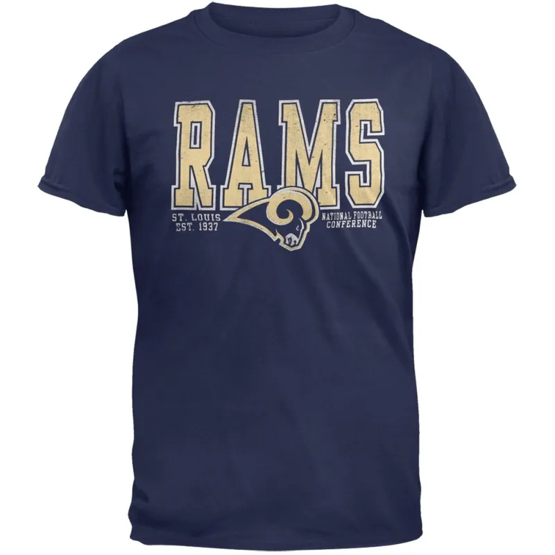 St. Louis Rams - Flanker Premium Mens T Shirt sold by Old Glory