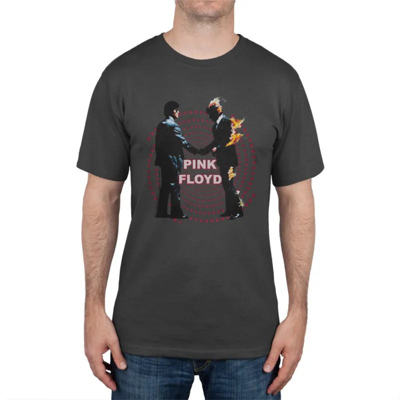 Pink Floyd - Distressed Burning Man Soft Mens T Shirt sold by Old Glory