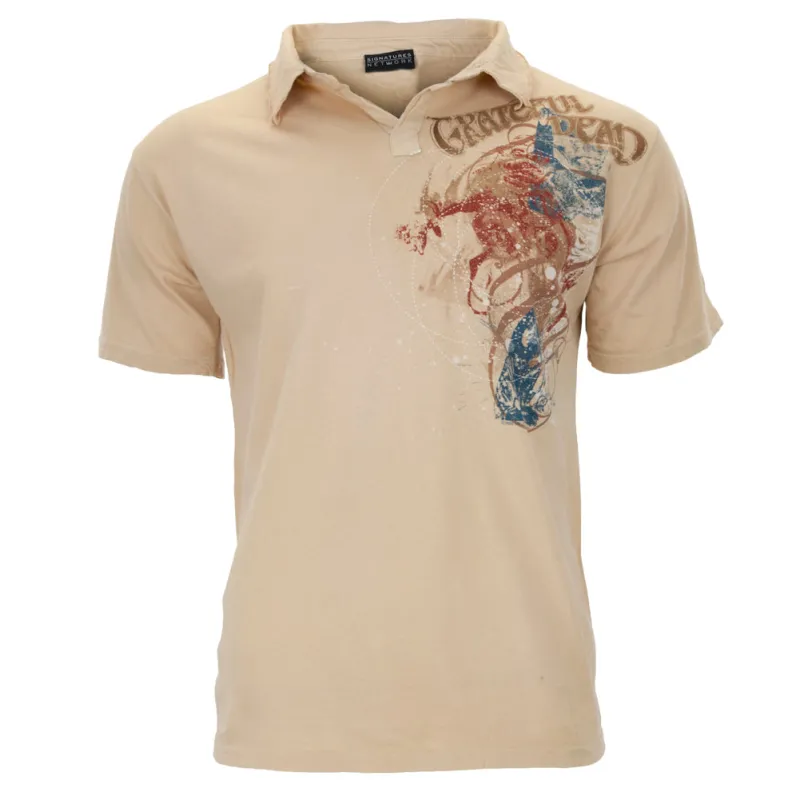Grateful Dead - First Album Mens Polo Shirt sold by Old Glory