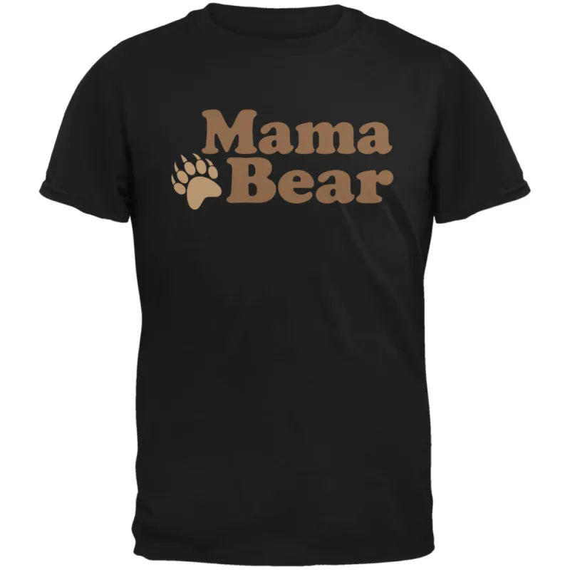 Mothers Day - Mama Bear Black Adult T-Shirt sold by Old Glory