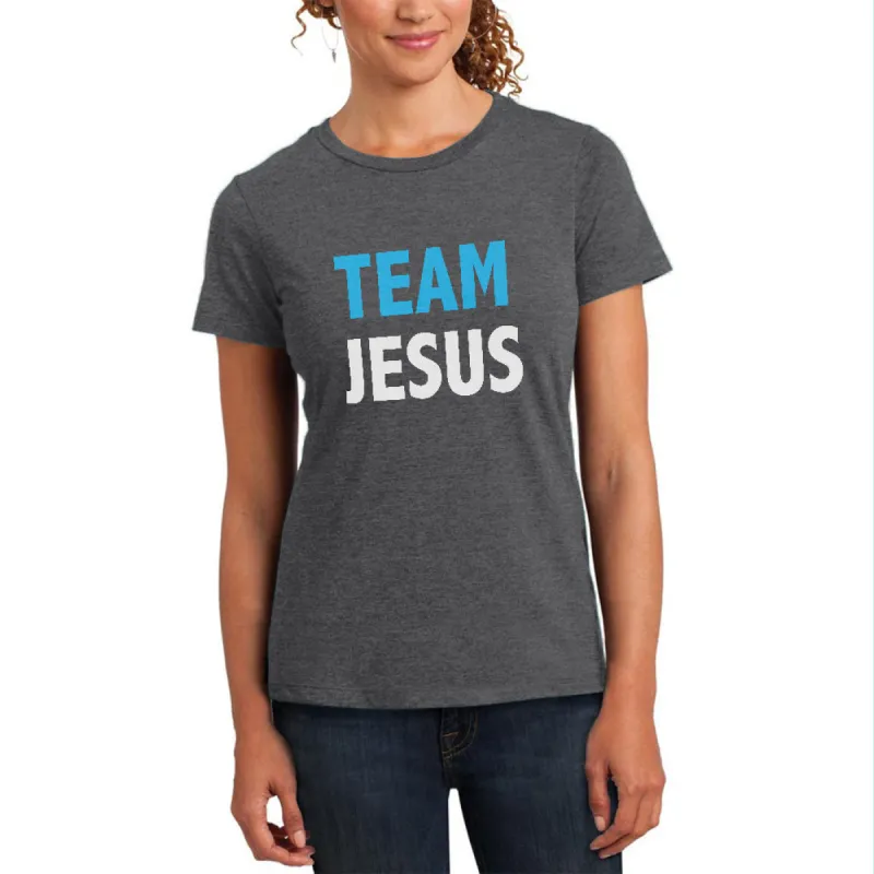 Team Jesus Womens Soft Heather T Shirt sold by Old Glory