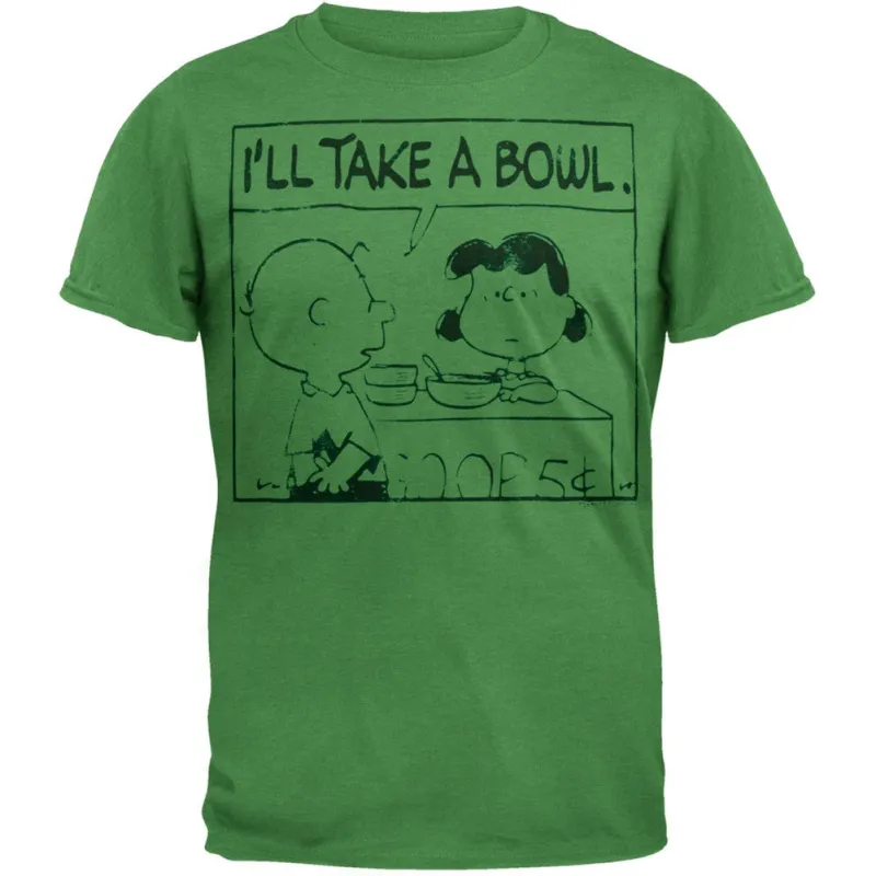 Peanuts - I'll Take A Bowl Soft T-Shirt made by Peanuts