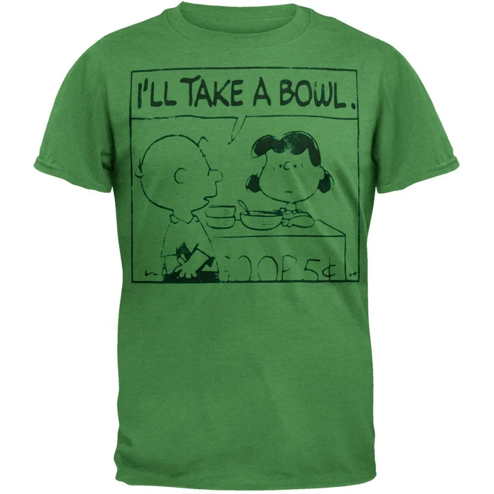 Peanuts - I'll Take A Bowl Soft T-Shirt sold by Old Glory
