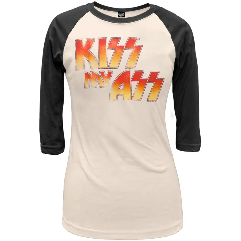Kiss - My Ass Juniors Raglan made by Kiss