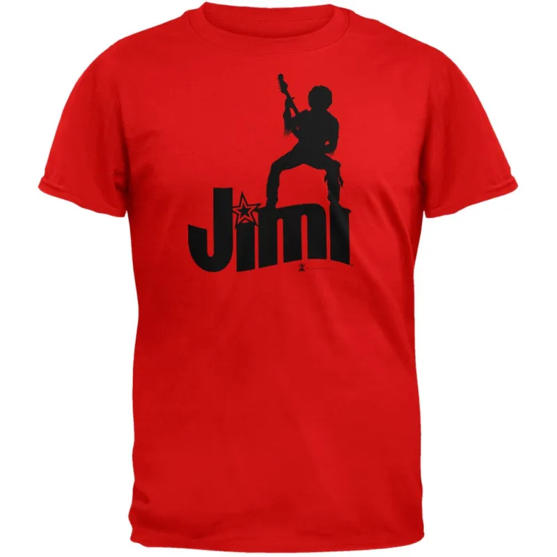 Jimi Hendrix - Silhouette T-Shirt made by Old Glory