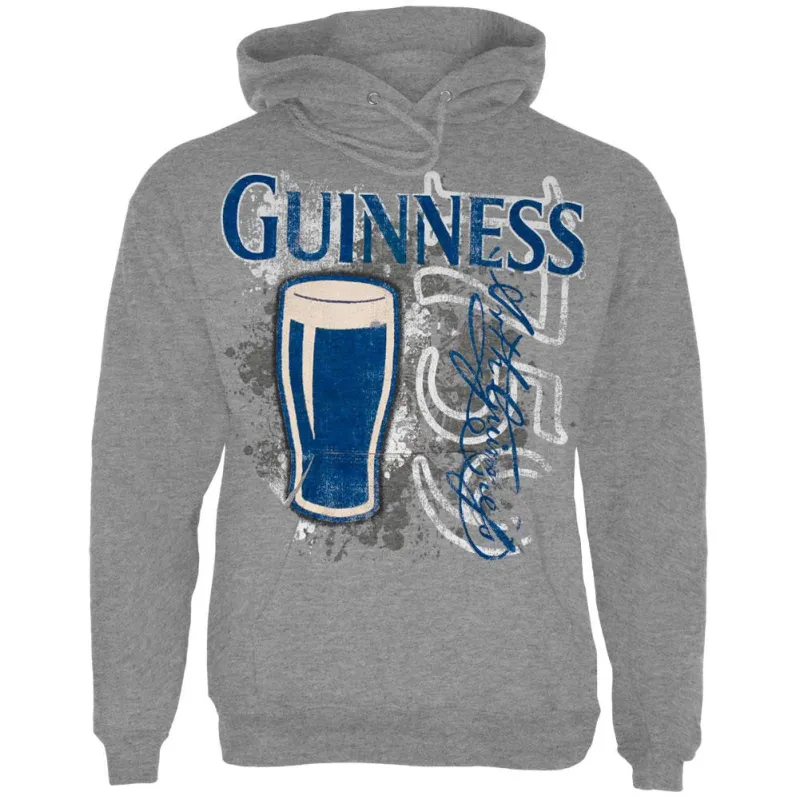 Guinness - Old School Splatter Pullover Hoodie made by Old Glory