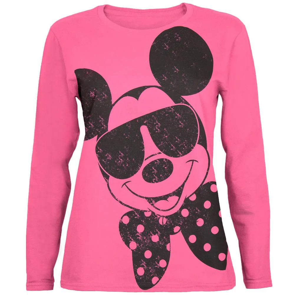 Mickey Mouse - Bow Juniors Long Sleeve T-Shirt sold by Old Glory