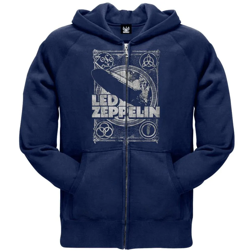 Led Zeppelin You Shook Me Mens Zip Hoodie sold by Old Glory