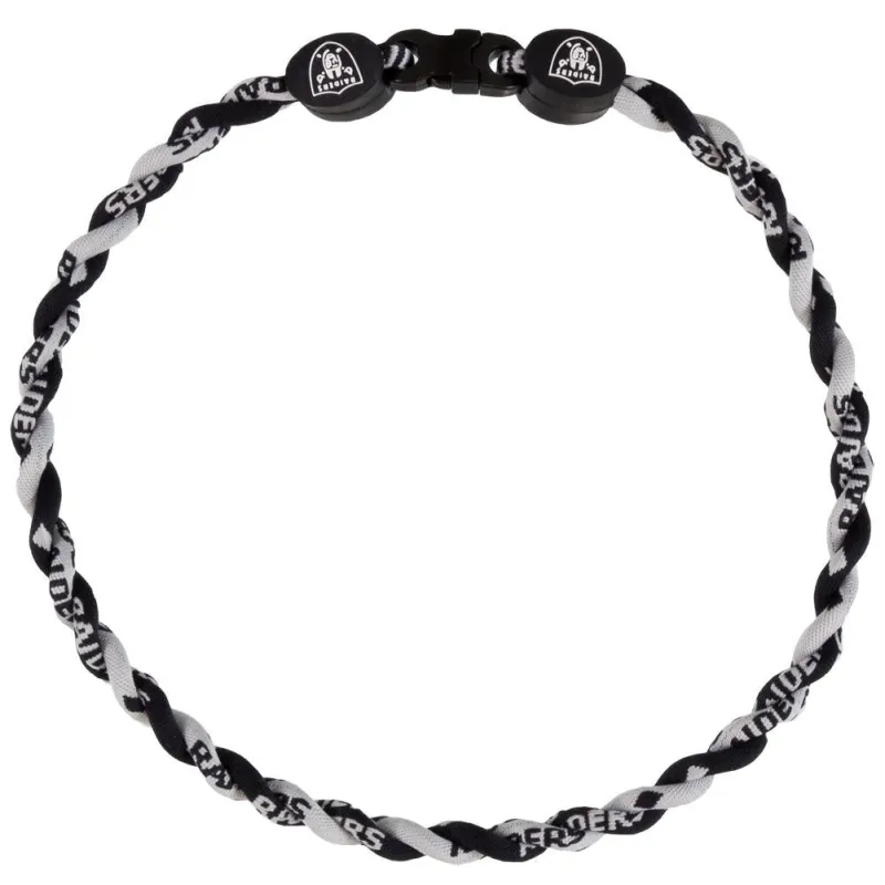 Oakland Raiders - Logo Titanium Twist Necklace made by Old Glory