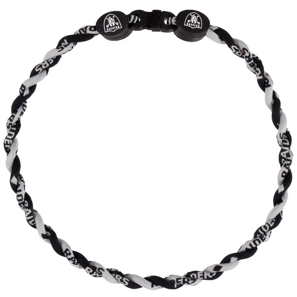 Oakland Raiders - Logo Titanium Twist Necklace sold by Old Glory